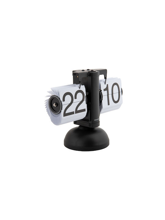 Karlsson Flip Tabletop Clock Black KA5955BK