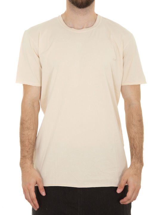 Staff Ανδρικό T-shirt Κοντομάνικο Beige