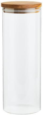 Next Vase General Use with Lid Glass Transparent 1000ml