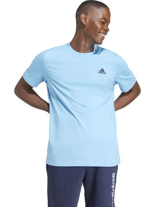 adidas Essentials Single Αθλητικό T-shirt Μπλε