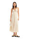 Desigual Maxi Dress Ecru