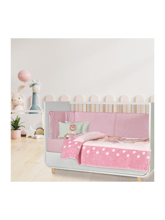 Das Home Relax Samt Kinderbettdecke Braun Rosa ...
