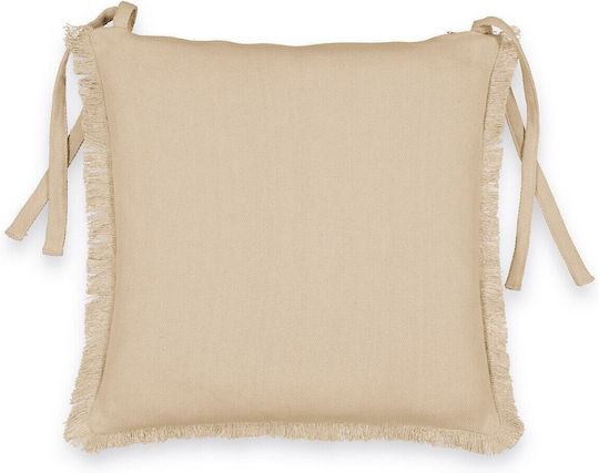 La Redoute Interieurs Garden Chair Cushion Beige 40x40cm.