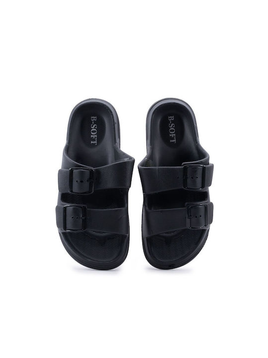 B-Soft Women's Slides Black