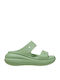 Crocs Papuci de plajă în stil sandale în Verde Culore