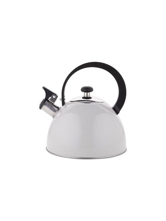 Florina Τσαγιέρα Ανοξείδωτη Γκρι 2500ml