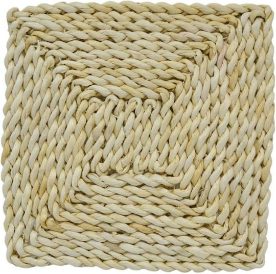 Ankor Wicker Placemat White 22x22cm