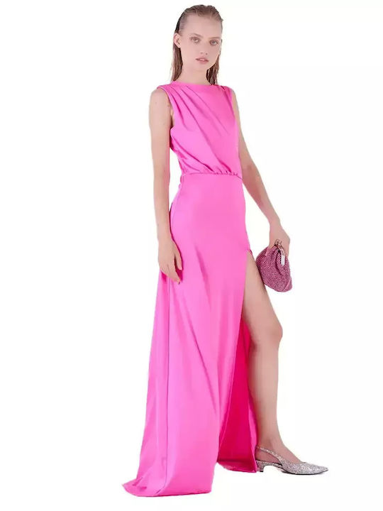 Summer Maxi Dress for Wedding and Christening Fuchsia