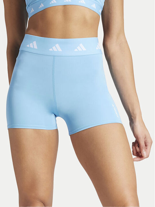 Adidas Women's Training Legging Shorts Blue