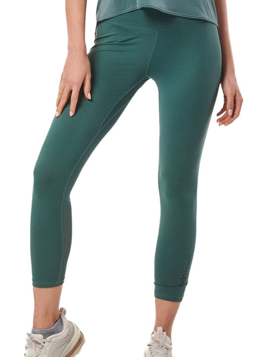 Women's Cropped Training Legging Pine Green