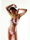 Bluepoint Strapless Bikini with Detachable Straps Pink