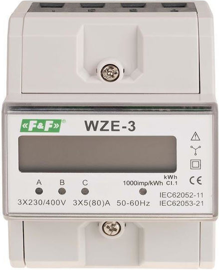 F&F Instrument De Măsurare Panou Electric Digital Trifazat WZE-3