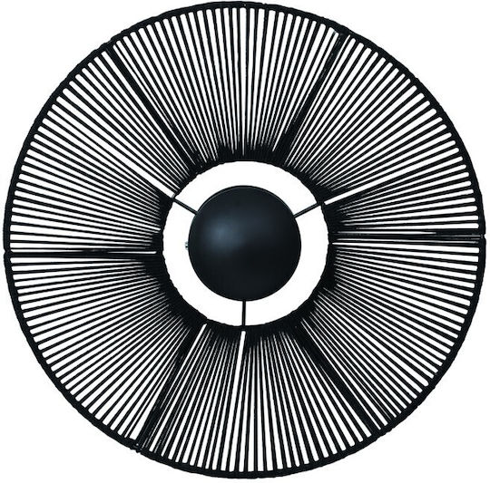 ArkoLight Leuchte Wand mit Fassung E27 Schwarz 40cm
