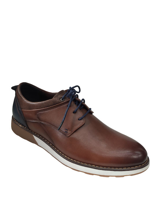 Cockers Men's Synthetic Leather Casual Shoes Tabac Brown