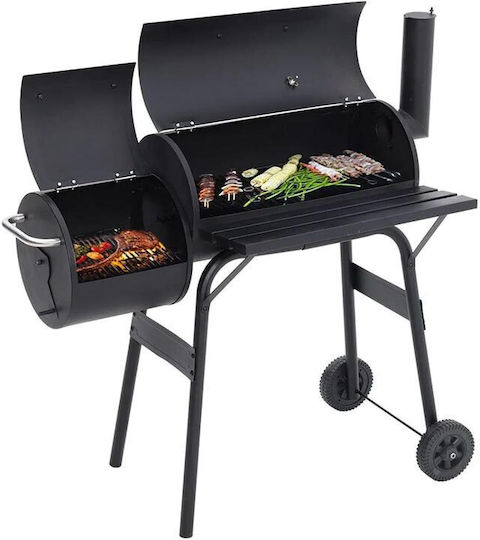 Barbecue Portable Charcoal Grill with Lid 115cmx54cm