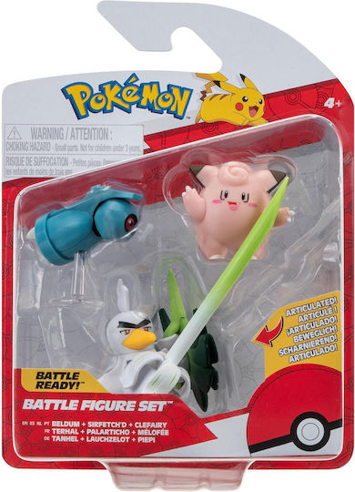 Jazwares Фигура за битка 3 Pokemon за 4+ години 5см (Различни модели)