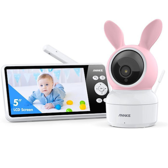 Annke Tivona Pro Wireless Baby Monitor with Camera & Screen 5" & Two-way Communication