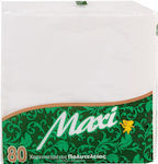 Maxi Napkin 1-Ply White 33x33cm