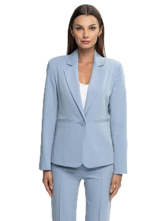 Mind Matter Blazer pentru femei Sacou Ciel