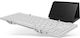 InLine BT-Quick foldable Ασύρματο Bluetooth Πληκτρολόγιο για Tablet Αγγλικό US Λευκό