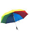 vidaXL Regenschirm Kompakt Mehrfarbig
