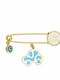 Ioannis Kosmima Child Safety Pin made of Gold 9K