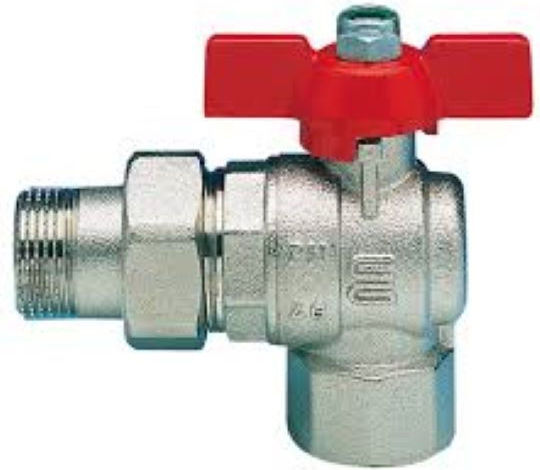 Enolgas Valve / Switch Corner 1" with Connector
