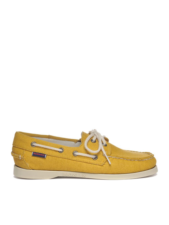 Sebago Docksides Portland Men's Moccasins Yellow