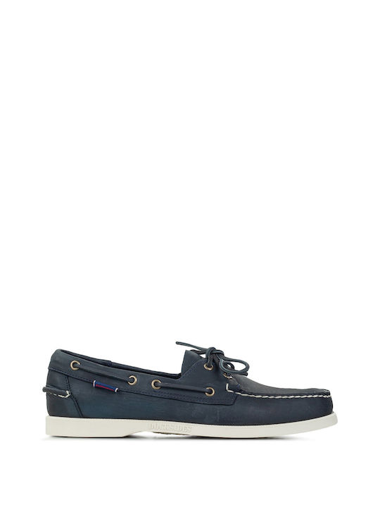 Sebago Portland Crazy H Ανδρικά Μοκασίνια σε Μπλε Χρώμα