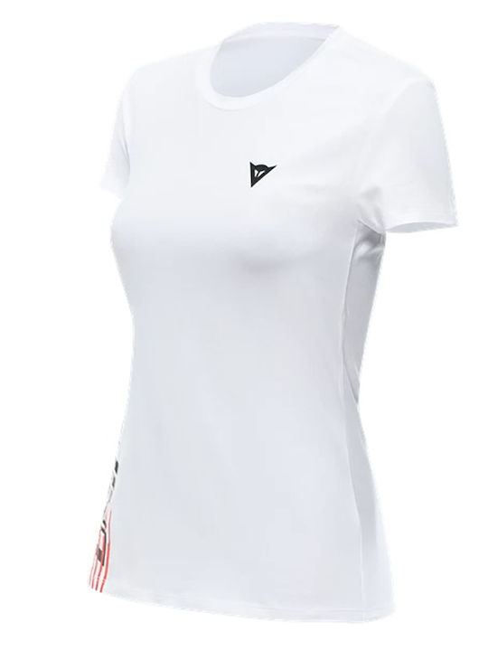 Dainese Damen T-shirt White/Black