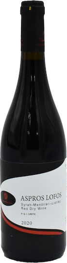 Oinopoieio Paraskeya Wine Άσπρος Λόφος Red Dry 750ml