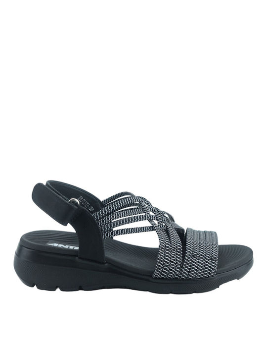 Antrin Herrensandalen in Schwarz Farbe