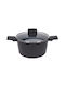 Excellent Houseware Tiefer Topf aus Gussaluminium 20cm
