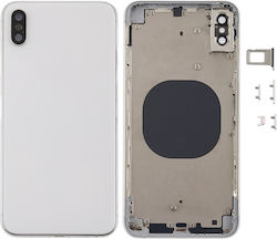 Capacul din spate Carcasa Carcasa din spate Apple Iphone X Silver