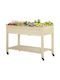Outsunny Blumenkasten Hölzernes Natural Wood 118x55x83cm.
