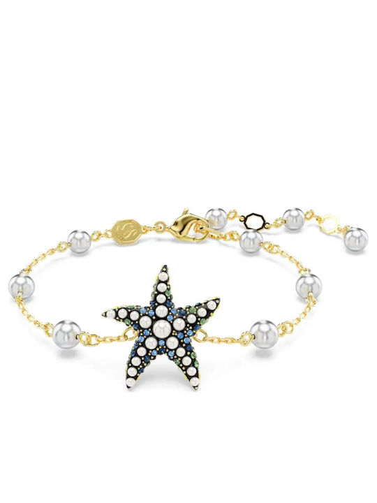 Swarovski Bracelet Chain Gold Plated