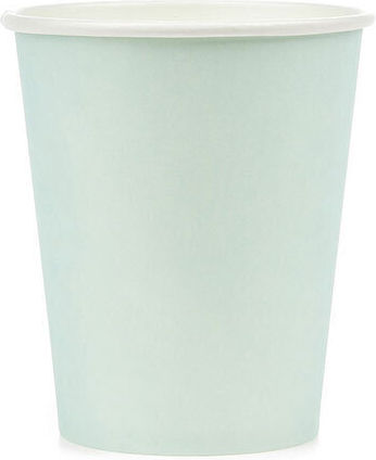 Ποτήρι μιας Χρήσης Χάρτινo Γαλάζιο 250ml 10τμχ