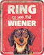 D&D Home Warnschild Vorsicht Hund 25x20cm