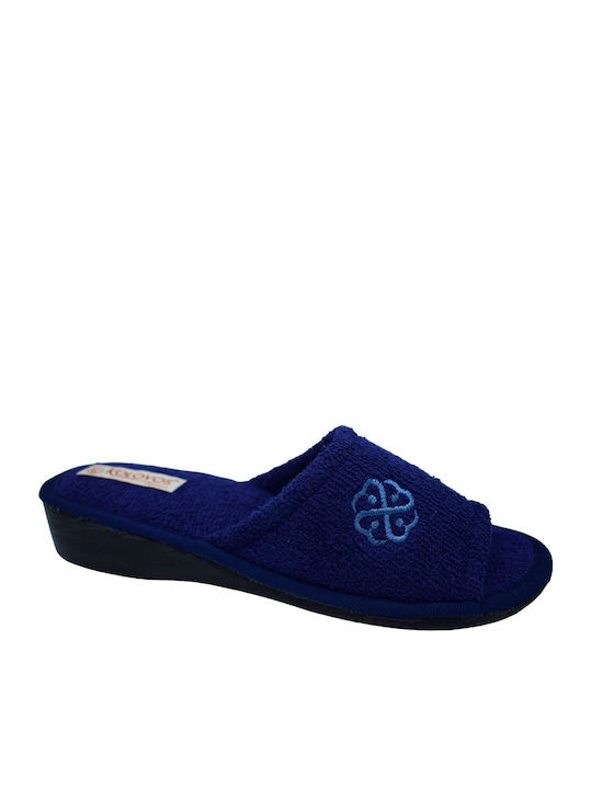 Soulis Shoes Slippers Blue
