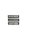 Wandschild 50x12 Bar 3pcs