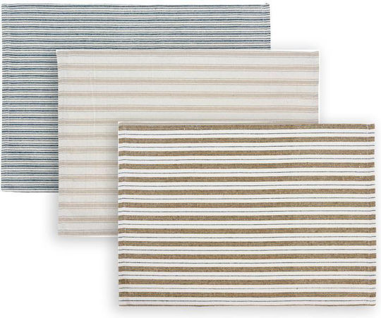 Zaros Fabric Placemats 45x30cm 3pcs
