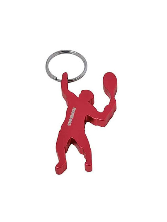 Keychain Opener Tennis Player Munkees 3492