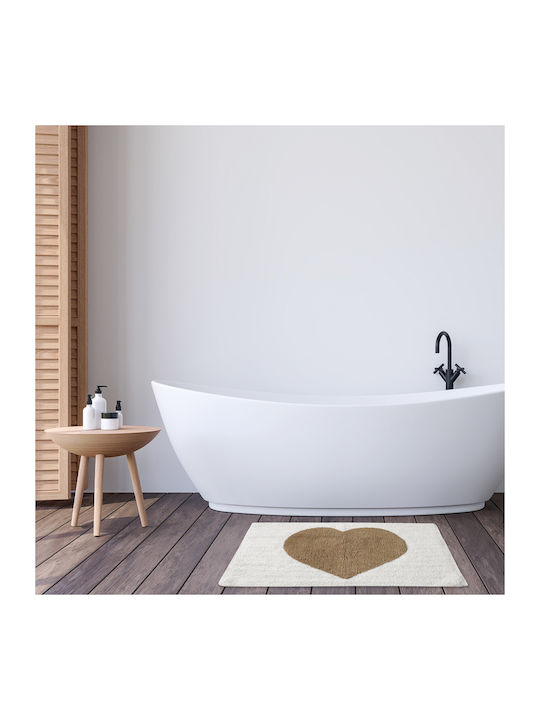 Das Home Bath Mat Cotton 0677 Ecru, Beige 50x80cm