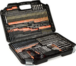 Geko Set 246 Burghie HSS Titan cu Tija Hexagonală pentru Metal
