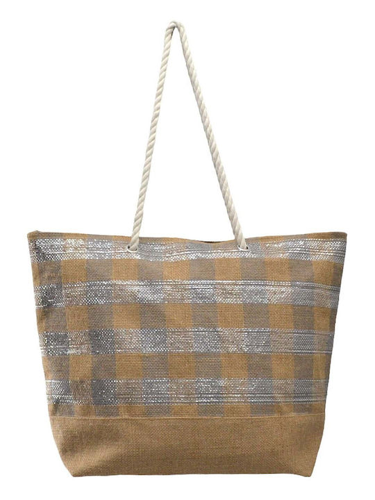 Ankor Stoff Strandtasche Grau