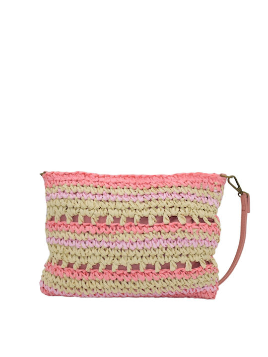 Morena Spain Straw Beach Bag Pink