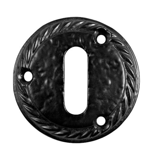 Roline Rosette - Türschild Schwarz