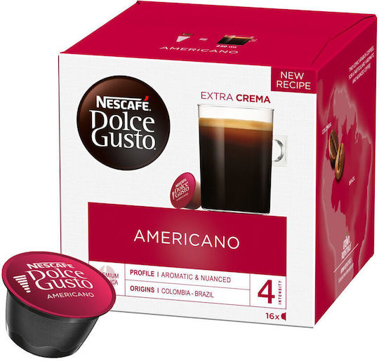 Nescafé Dolce Gusto Americano Capsules 16 Pieces
