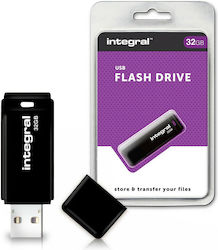 Integral Pendrive 32GB USB 2.0 Black
