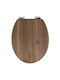 AWD Interior Plastic Toilet Seat Brown 45.5cm